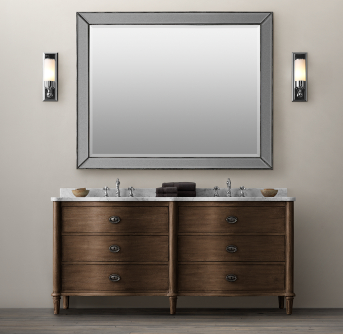 Empire Rosette Double Vanity