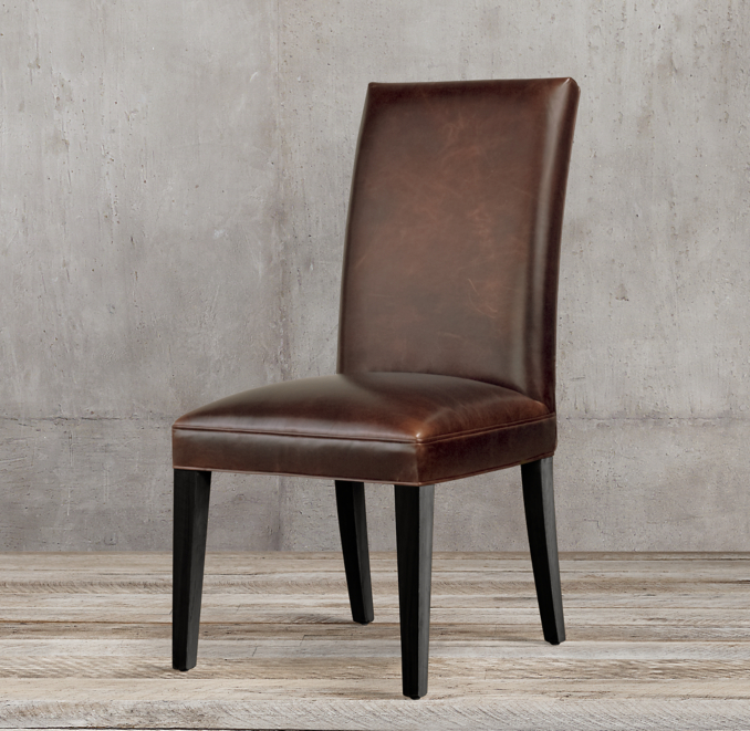 Hudson Parsons Leather Dining Side Chair