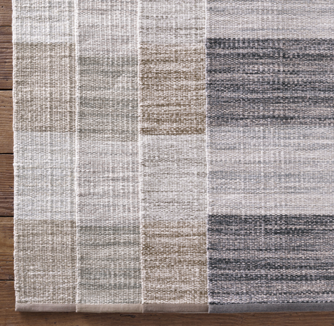 Perennials® Pinstripe Outdoor Rug Collection | RH