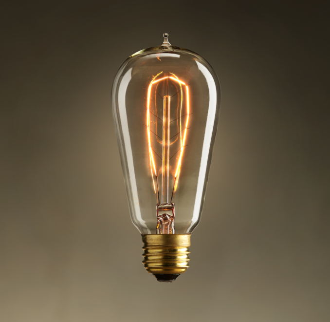 ST18 SingleLoop Filament Incandescent Bulb