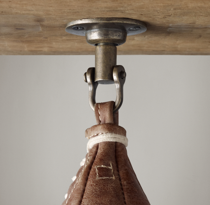 Vintage Leather Speed Bag