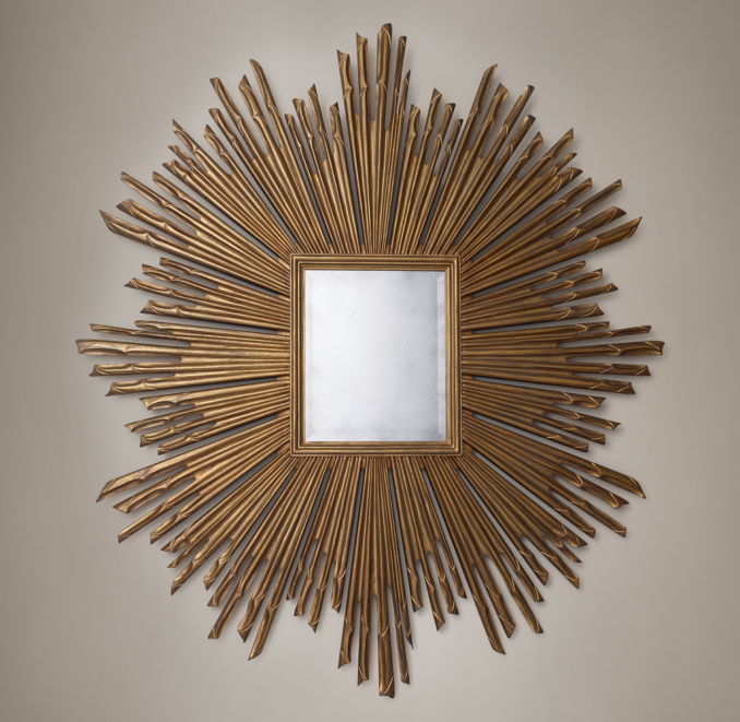 17th C. Sunburst Mirror