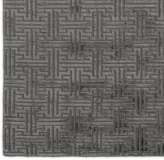 Greco Rug Swatch - Charcoal