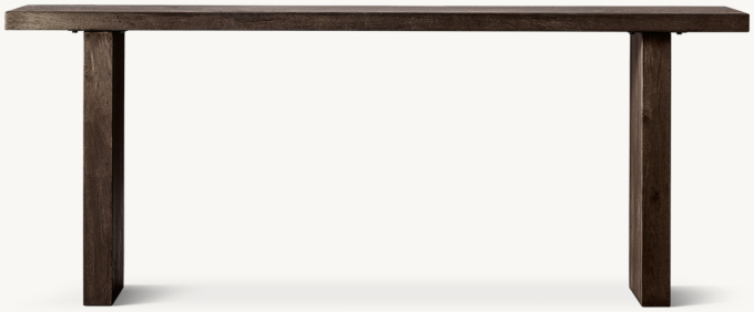 Reclaimed Oak Plank Console Table
