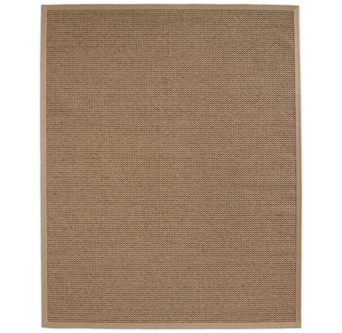 Belgian Textured Wool Sisal Rug Caramel