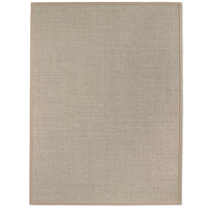 Belgian Looped Wool Sisal Rug Cream