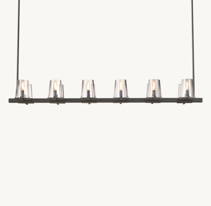 Pauillac Linear Chandelier 60\"