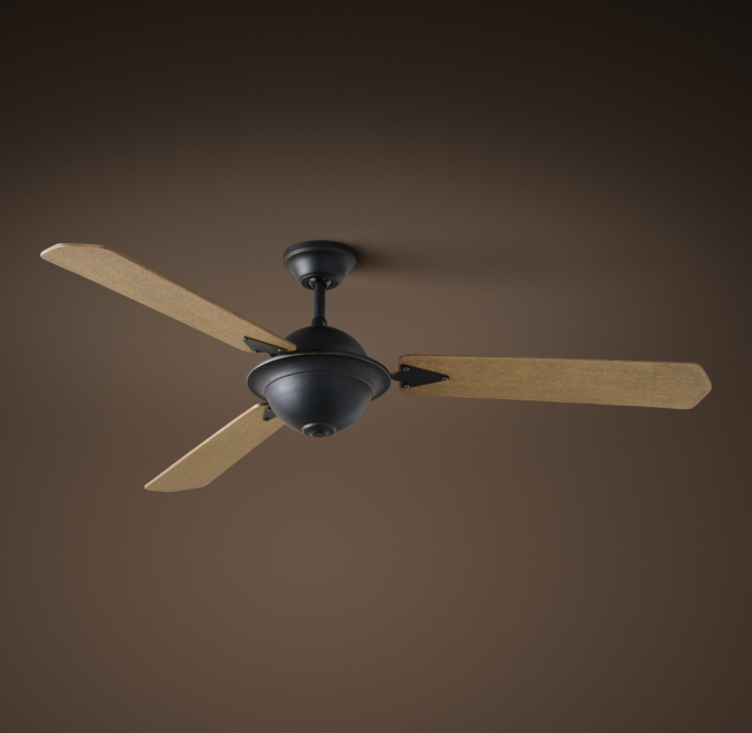 Atelier Ceiling Fan Vintage Black