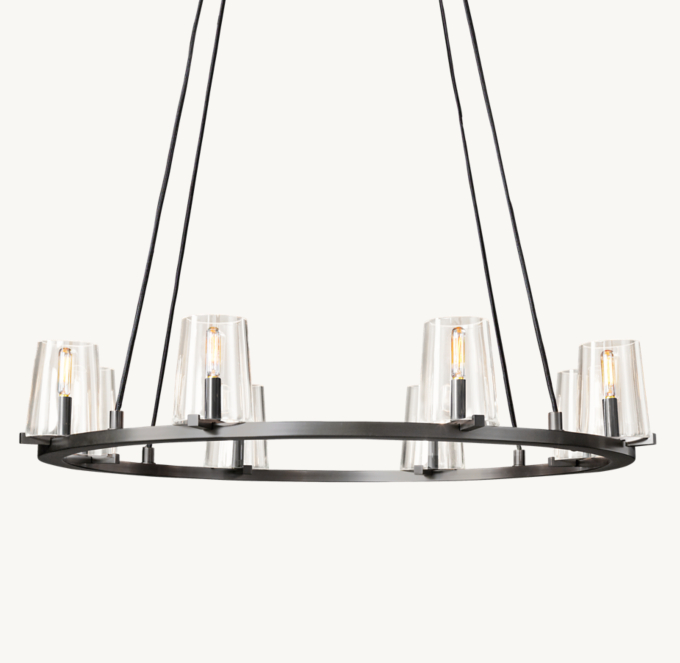 Pauillac Round Chandelier 36\"
