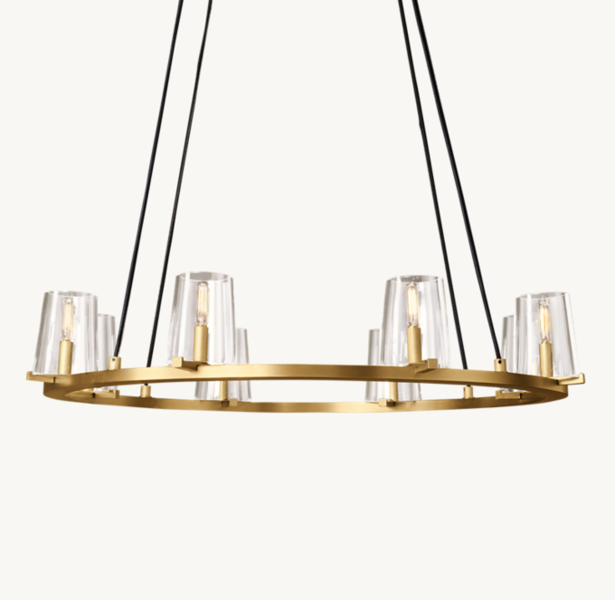 Pauillac Round Chandelier 36"