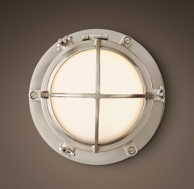 1920s Porthole Sconce