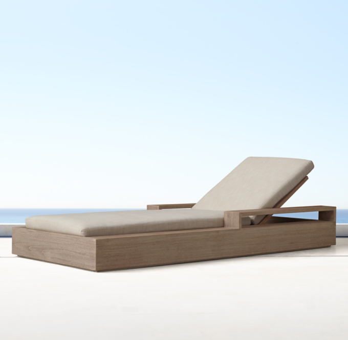 Marbella Teak Chaise