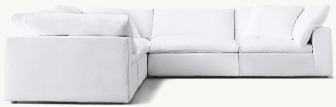 Sofá modular en L de 5 piezas Cloud