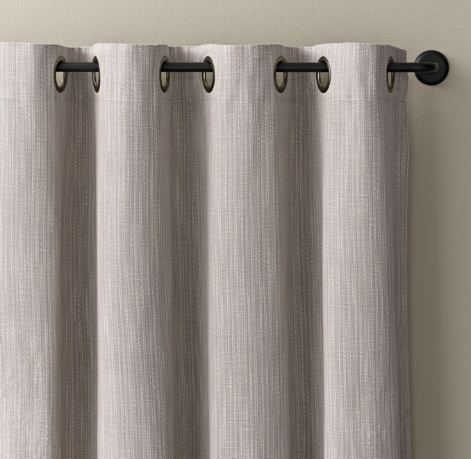 Rideaux Restoration Hardware – 2 Panneaux Lin 100x84 – Naturels – Neufs