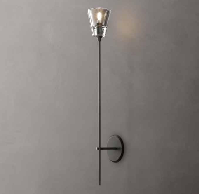 Torche De Verre Grand Sconce