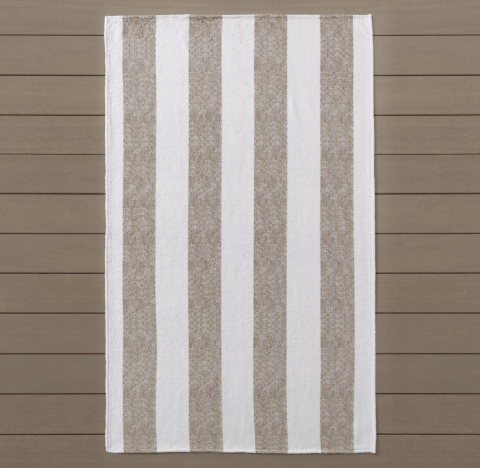 cabana stripe beach towel