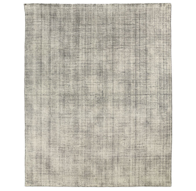 Overhead view of Distressed Wool Rug 