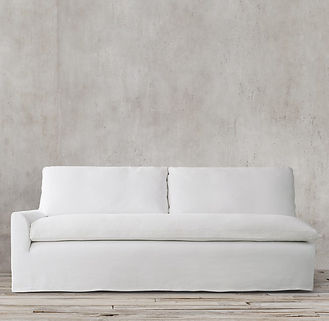 Ravello Slipcovered Left-Arm Sofa