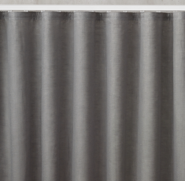 Custom Stonewashed Sheer Linen Ripple Fold Draperyselect