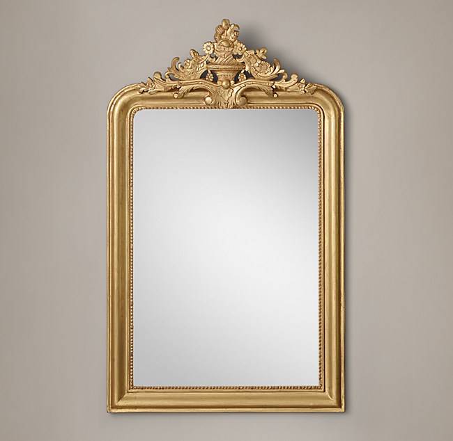 Louis Philippe Gilt Mirror, Restoration Hardware Full Length Mirror