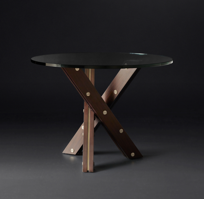 Rivet Round Entry Table | RH
