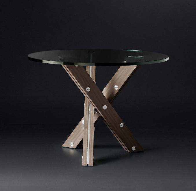 Rivet Round Entry Table | RH