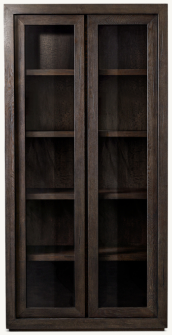 Reclaimed Oak Glass Cabinet