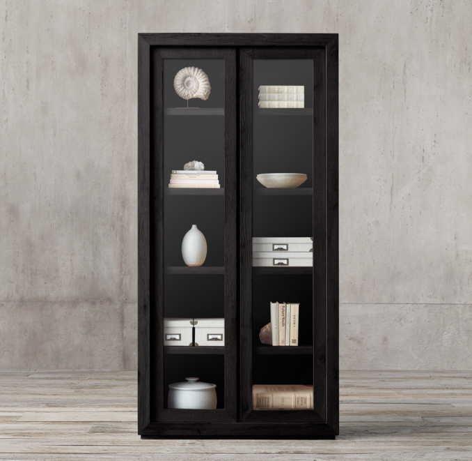 Reclaimed Russian Oak Glass DoubleDoor