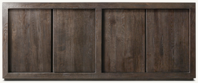 Reclaimed Oak 4-Door Sideboard