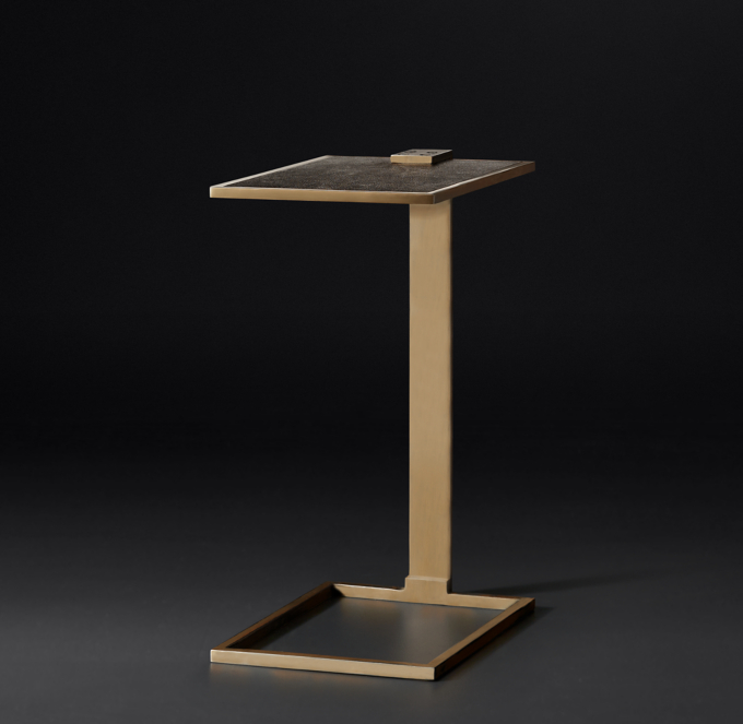 Franz Shagreen Rectangular Side Table