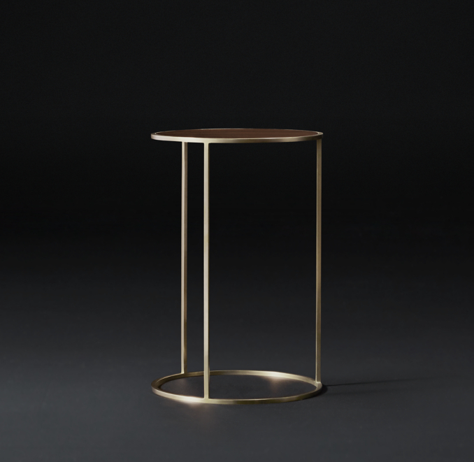 Monroe Slimline Round Cocktail Side Table