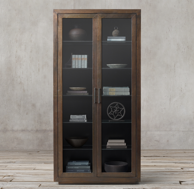 La Salle MetalWrapped Glass DoubleDoor