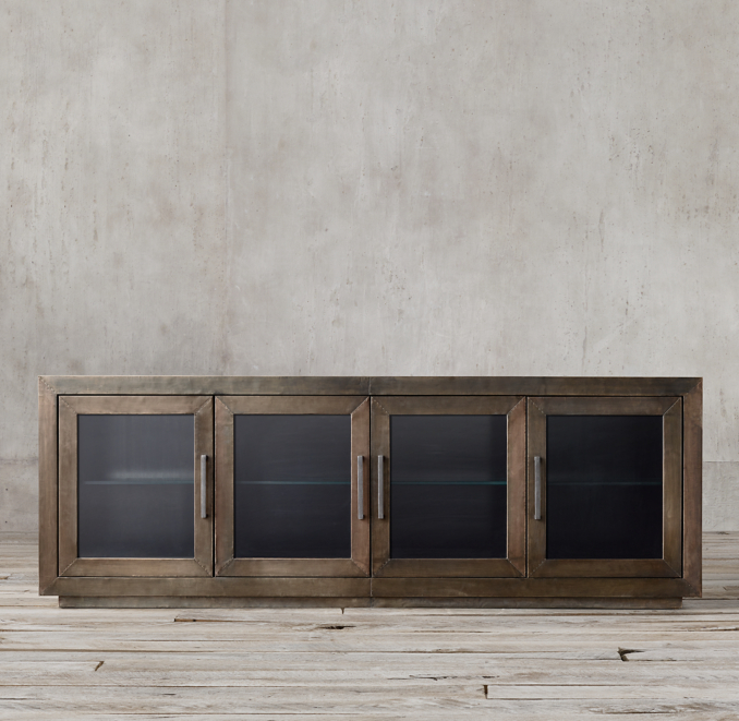 La Salle MetalWrapped 80" Media Console