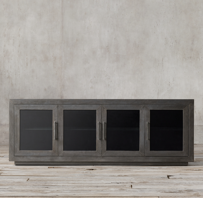 La Salle MetalWrapped 80" Media Console