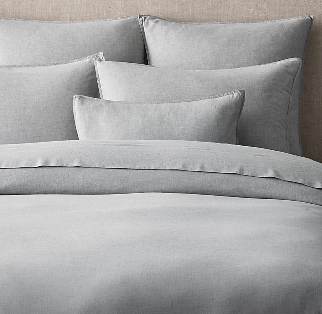 Heathered Cotton Cashmere Duvet Cover