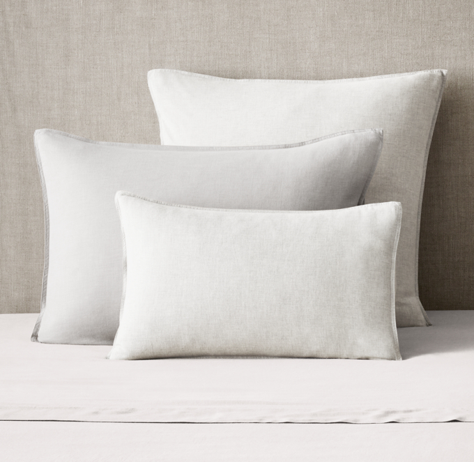 Heathered Cotton-Cashmere Sham