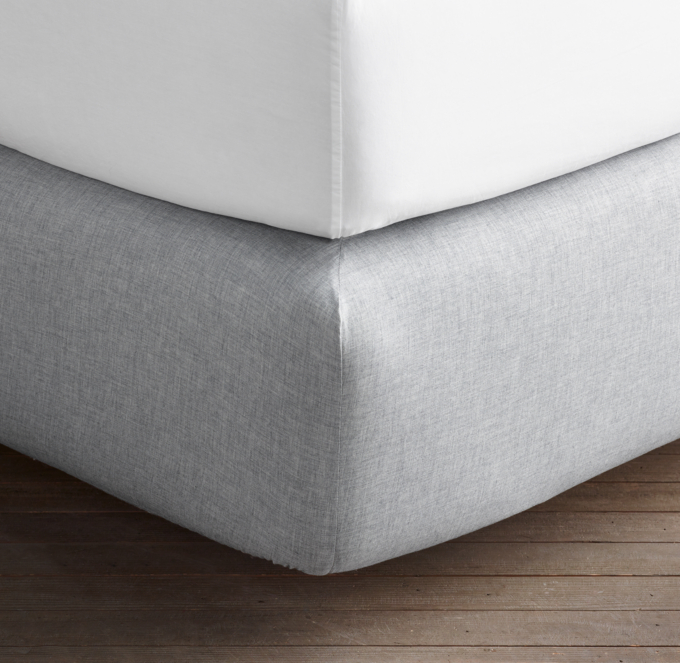 Heathered CottonCashmere BoxSpring Cover