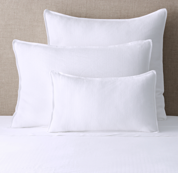 Italian Lucca Linen-Cotton Weave Sham
