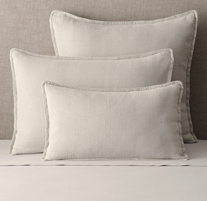 Italian Lucca Linen-Cotton Weave Sham