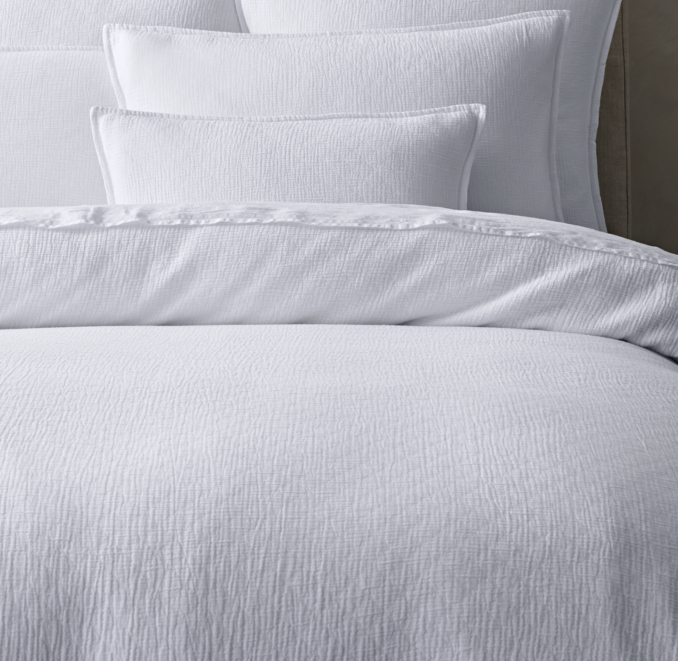 GarmentDyed Cotton Gauze Duvet Cover