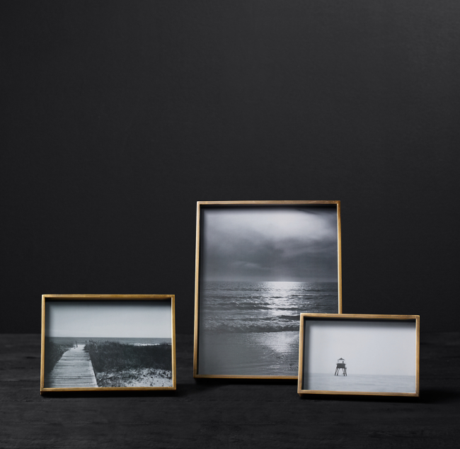 Floating Frame - Antiqued Brass 5x7