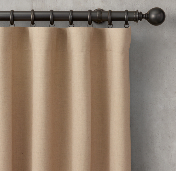 Custom Sunbrella Canvas Rod Pocket Draperyselect Colors On