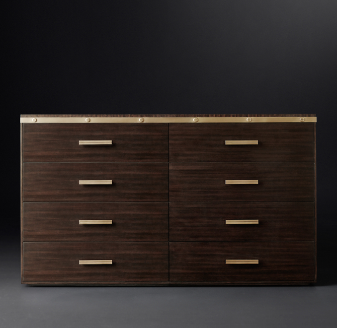Rivet 8drawer Large Dresser