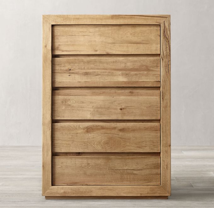 Reclaimed Russian Oak 5 Drawer Dresser