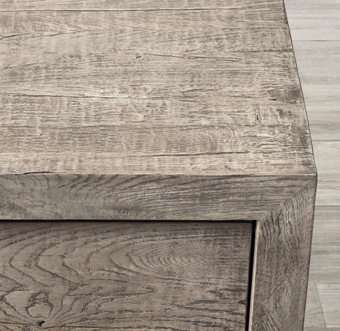 Reclaimed Russian Oak 5drawer Narrow Dresser