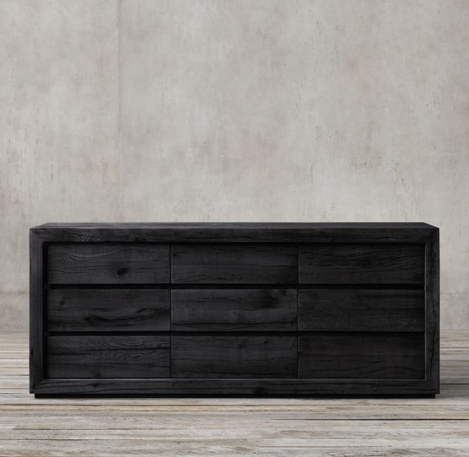 Reclaimed Russian Oak 9-drawer Dresser | RH