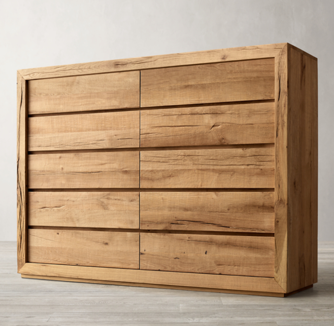 Reclaimed Russian Oak 10drawer Dresser