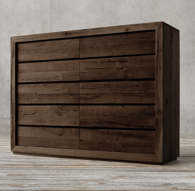 Reclaimed Russian Oak 10drawer Dresser