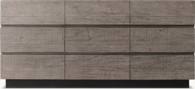 Front view of Monterey 9-Drawer Dresser 