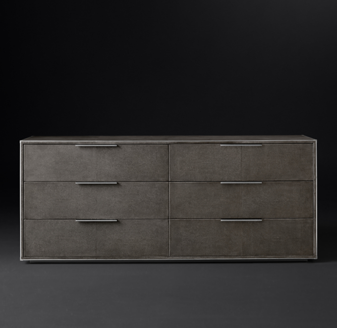 Saunderson Shagreen 6 Drawer Dresser